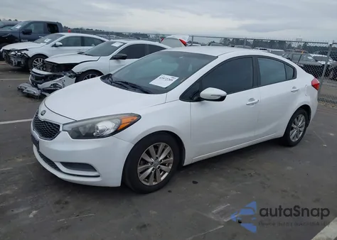 2015 Kia Forte Lx из США, поврежденный, VIN KNAFX4A60F5400696